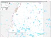 Le Sueur County, MN Wall Map Premium Style 2022